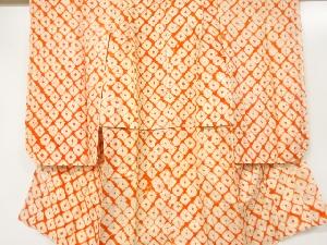 アンティーク　絞り菱模様長襦袢